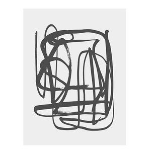 Moglea The Scribbles Art Print 30”X40”